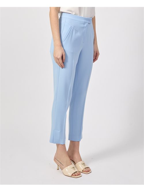 Pantalon Fly en tissu crêpe de Patrizia Pepe PATRIZIA PEPE | 8P0684-A545CA38